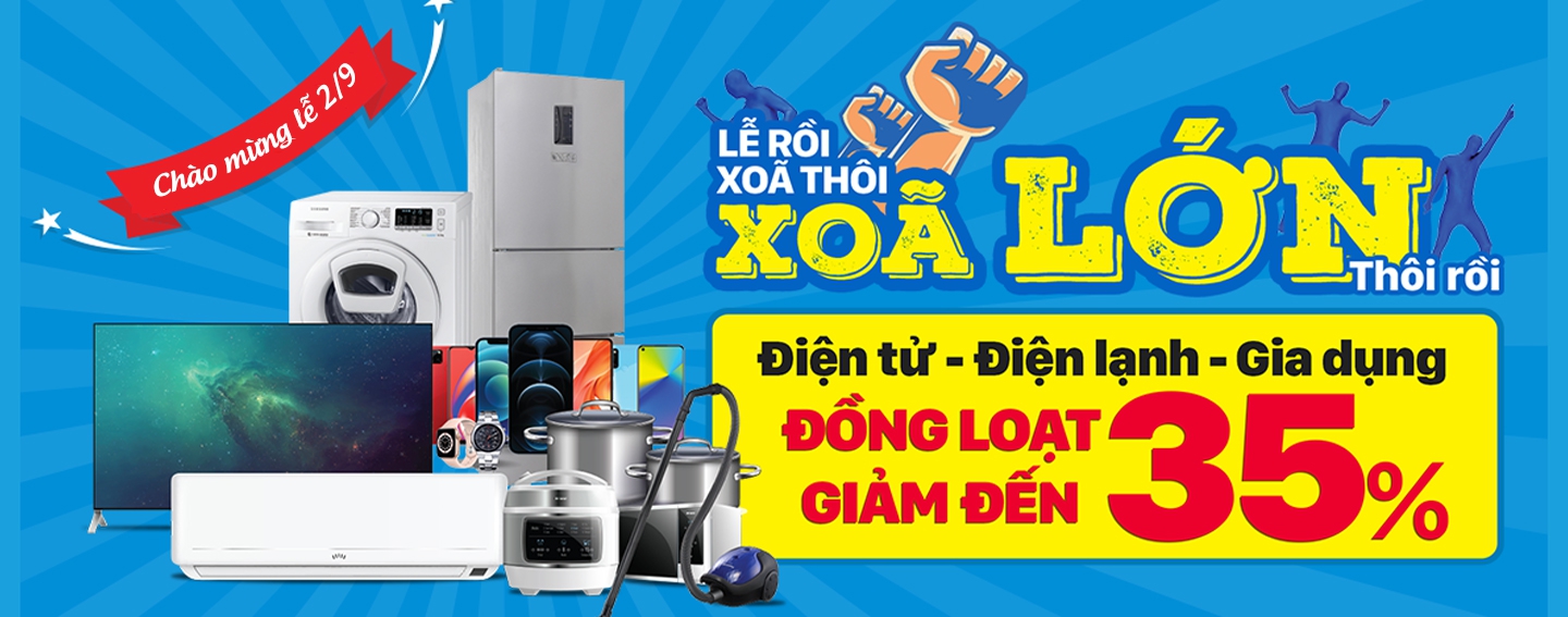 ĐIỆN MÁY HOÀNG CƯƠNG GIẢM GIÁ 2/9