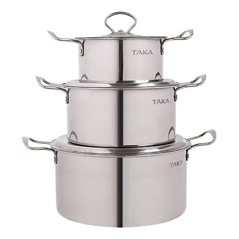 BỘ NỒI INOX TAKA TKC-03D