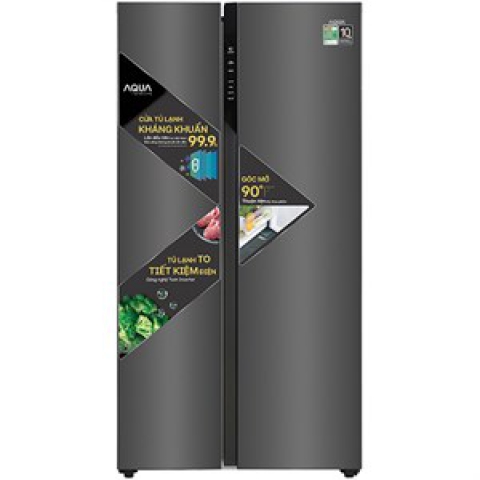 TỦ LẠNH AQUA INVERTER AQR-S541XA(BL)