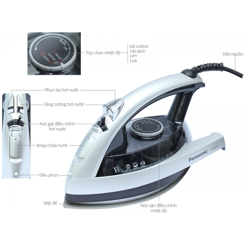 BÀN ỦI  HƠI NƯỚC PANASONIC NI-W650CSLRA