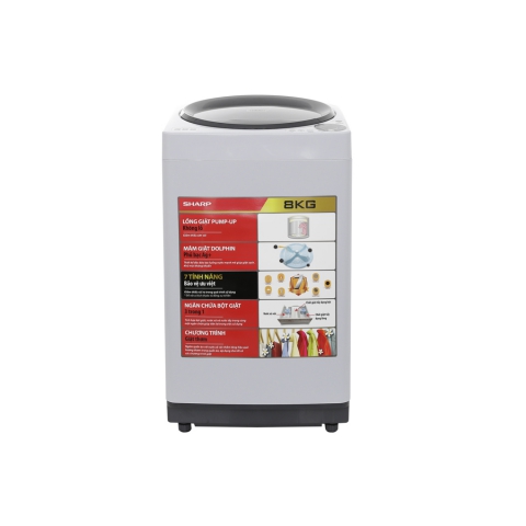 Máy giặt Sharp 8 kg ES-U80GV-H
